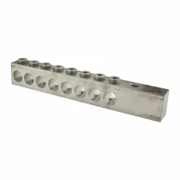 This lug kit includes three lugs for terminating and connecting large-gauge conductors to transformer terminals. It accepts minimum 250 kcmil and maximum 750 kcmil wire sizes. Suitable for use in commercial and industrial power distribution systems requiring secure high-current connections