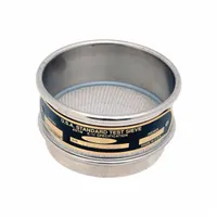 COLE-PARMER Standard Stainless Steel Cloth Test Sieve: Stainless Steel, 3 in Outside Dia, 1 in Ht (MPN 5998730)