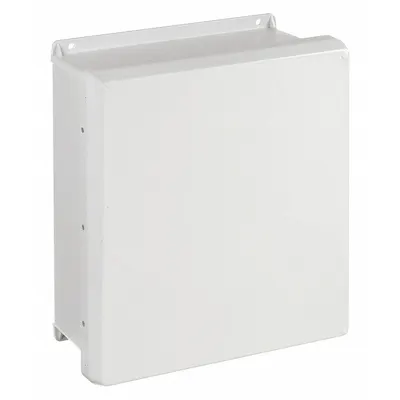 HOFFMAN Enclosure: Fiberglass, 13 in x 11 in x 6 in, NEMA 12/13/4/4X, Solid Cover - Nonmetallic Enclosures
