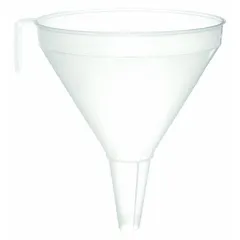 General Purpose Lab Funnel, Polypropylene, 2.1 L, 198 mm, White