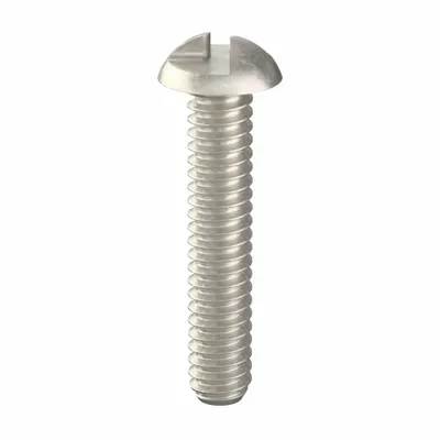 TAMPER-PRUF-SCREW Tamper Resistant Screw: #10-24 Thread Size, 1 in Lg, Stainless Steel, Plain - Round Head Tamper-Resistant Machine Screws