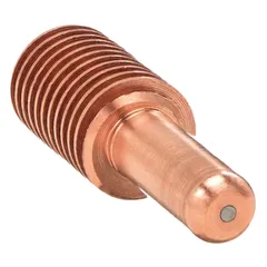 Set of five standard-duty electrodes for Hypertherm machine plasma torches. Compatible with RT60, RT60M, RT80, and RT80M torch series. Used as replacement components in industrial plasma cutting systems.
