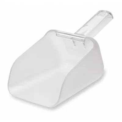 RUBBERMAID COMMERCIAL PRODUCTS Storage Bin Scoop: NSF Certified, FDA Compliant, Clear - Kitchen Scoops