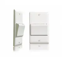 LEGRAND Wall Plate: Decorator-Rocker, 3 Gang, White, Std Size (MPN HS-WPR-W)
