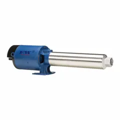 Horizontal booster pump for water pressure boosting in commercial, agricultural, and industrial applications such as irrigation systems, water transfer, and building pressure boosting. Features a 2 hp three-phase motor with ODP enclosure, rated 208-230/460V AC, and delivers a best efficiency flow of 19 gpm.