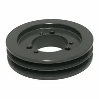 APPROVED VENDOR V-Belt Sheave: 23V500SH, 2 Groove, 5 in OD, Bushed Bore, SH, Quick Detachable