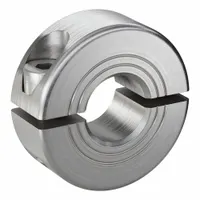 RULAND MANUFACTURING Shaft Collar: 2-Piece, Metric, Round, Clamp-On, 11 mm Bore Dia, 11 mm Collar Wd (MPN MSP-11-SS)