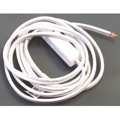 Room temperature sensor for HVACR systems. Monitors ambient air temperature to regulate heating, cooling, and ventilation equipment. Suitable for use in commercial and industrial climate control applications.