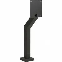 PEDESTAL PRO Mounting Post: 52 3/4 in Overall Ht, Black, Pedestal, 8 in x 12 in, Black (MPN HD-DK-ALUM-BLK)