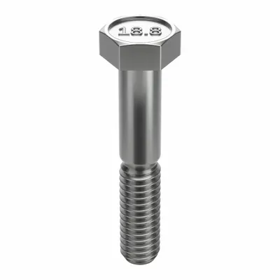 FOREVERBOLT Hex Head Cap Screw: Stainless Steel, A2, NL-19, 1/4"-20, Coarse, 1 1/2 in lg - 18-8 Stainless Steel Hex Head Cap Screws