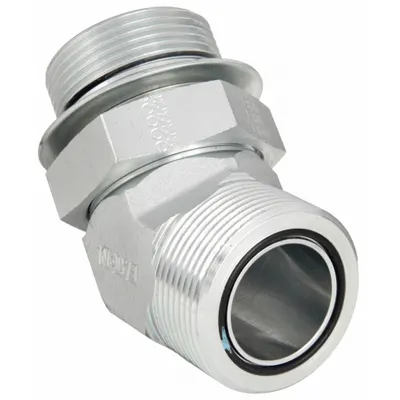 AEROQUIP FF2068T2020S ORS-to-ORB Steel Hydraulic Hose Adapter - ORS-to-ORB Steel Hydraulic Hose Adapters