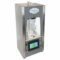 The ADVANTECH VS1000 is a sonicating sieve shaker that combines sonic wave and vertical mechanical pulse action with digital controls. It features a horizontal movement type for particle separation and size analysis of fine powders and granular materials.
