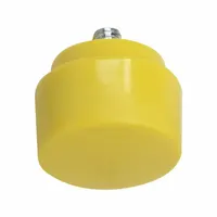 Hammer Tip Head: Extra Hard, Nylon, 1 in Dia, 5/16-18 Thread Size, Threaded, Extra Hard, Impax® (MPN 75.15-109)
