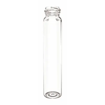 FINNERAN Vial: 60 mL, A, No Closure, 27 mm Body Dia, 24-400 mm Screw Closure Size - Glass Chromatography Vials