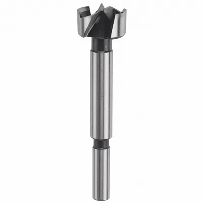 BOSCH Forstner Drill Bit: 1 in Drill Bit Size, 4 in Overall Lg, 1 1/4 in Shank Dia - Carbon Steel Forstner Drill Bits