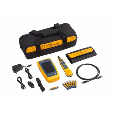 FLUKE NETWORKS Cable Network Tester: LinkIQ, Pro Kit with IntelliTone Probe, LIQ-KIT, Network - Copper Cable Qualification Testers
