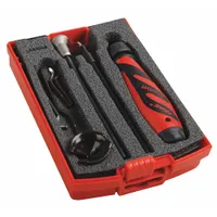 SHAVIV Deburring Tool Kit: E100S/E111/E200/E300/E601/F20/F26X Blade, Mango II Handle (MPN 154-00033)
