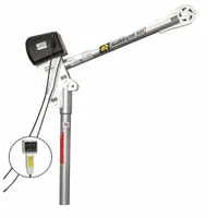 OZ LIFTING PRODUCTS Davit Crane: Aluminum, Electric, 500 lb Max. Load Capacity, 46.9 in to 74.4 in (MPN OZA500DAV-DCW)