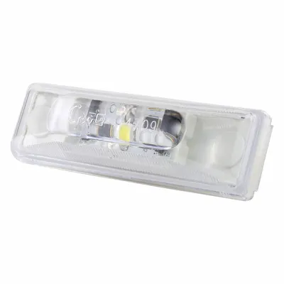 GROTE Utility Light: Courtesy Light, LED, Clear, Rectangular, 12V DC, Pigtail - Compact Courtesy Lights