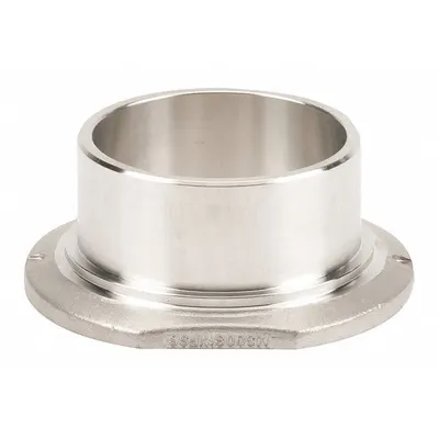 BANJO Metal Pipe Elbow: 3 in x 3 in, Flange x Socket, Flange, 316 Stainless Steel - Low-Pressure Socket Weld Pipe Fittings