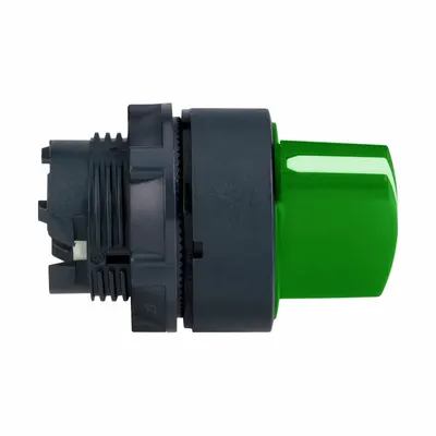 SCHNEIDER Short-Handled Selector Switch: 22 mm Panel Mount Size, 3 Positions - Selector-Switch Operators