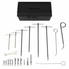 APPROVED VENDOR Packing Extractor Set, 3 Corkscrew Tips