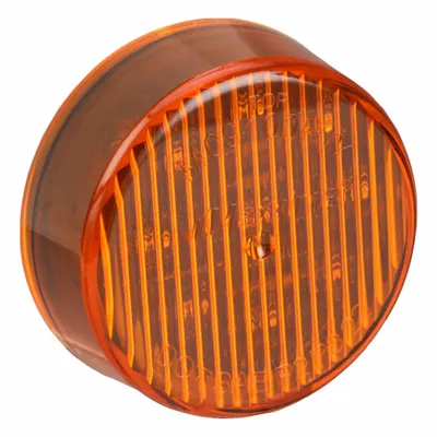 MAXXIMA Clearance Marker Light: Clearance Light, LED, Round, Surface Mount, Amber - Clearance Lights
