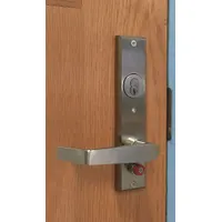 SECURITECH Door Lockset: Classroom Security Lever Locksets, Stainless Steel, ADA Compliant, SFIC (MPN SPELL-M1A-630-RH)