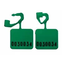 ELC SECURITY PRODUCTS Padlock Seals: Green, Plastic, 8 lb Breaking Strength, 5 mm Lock Wd, 250 PK (MPN 092H01PPGR)