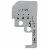 Wire Stripper Replacement Blades: 1 4/5 in Overall Lg, Steel, Less than 6 in, 10F598, 45-172, L-5436