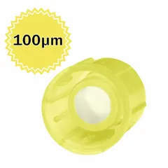 Translucent yellow HDPE plug caps with narrow mouth, unlined and non-vented. Suitable for sealing tubes in laboratory and bioprocessing environments where septa or venting is not required. Pack of 500 closures.