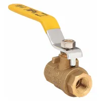 APOLLO Manual Two-Way Ball Valve: 1/4 in, Brass, Straight, FNPT x FNPT, 600 psi Max. Pressure (CWP) (MPN 94A10101)