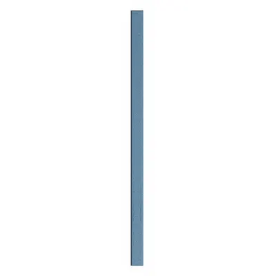ASI GLOBAL PARTITIONS Partition Column: Plastic Polymer, Pebble, Blue, 82 in Ht, 4 in Wd - Pilasters for Bathroom Partitions