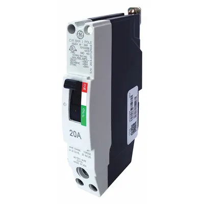 GE Molded Case Circuit Breaker: 45 A Amps, 65kA at 277/480V AC, Fixed, Lug - TEY-Frame GE Molded Case Circuit Breakers