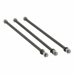 This bolt kit is used to assemble or repair hydraulic stack valves, securing and aligning the work sections to maintain proper sealing and mechanical integrity. Suitable for use in hydraulic systems requiring precise fluid control.