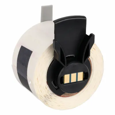 BRADY Pre-Cut Label Stock Roll: 1 in x 1 in, Polyester, Cryogenic, Permanent Adhesive - Brady Water-Dissolvable Continuous Label Rolls