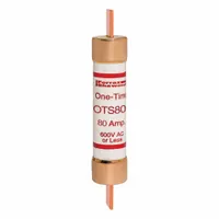 MERSEN Fuse: Class K5, OTS Series, Fast-Acting, 80 A, 600 V AC, 300 V DC, Non-Indicating (MPN OTS80)
