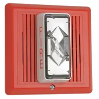 EDWARDS SIGNALING Horn Strobe: 24V, 5 1/2 in Overall Wd, 2 in Overall Dp, 2452THS-15/75-R