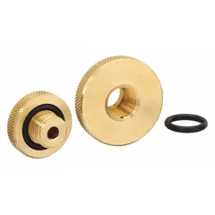 This kit includes three 1/2 in NPT x 1/4 in FNPT adapters for connecting test equipment to backflow preventer test cocks. Compatible with reduced pressure principle assemblies and manufacturer model number 835. Part number 110617.