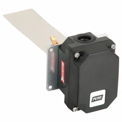 JOHNSON CONTROLS Air Flow Switch: SPDT, 115/230V AC, 2 A, 2,000 fpm Max, 750 fpm Vertical - Airflow Switches