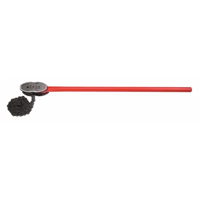 ROTHENBERGER Chain Pipe Wrench: Natural, For 12 in Outside Dia, 64 in Chain Lg, Steel - Single End Chain Wrenches