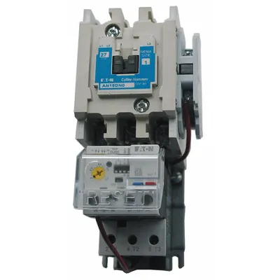 EATON Magnetic Motor Starter: Non-Reversing, 3 Poles, NEMA Size 1, 27 A - Non-Reversing Starters with Electronic Overloads