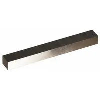 This CLEVELAND lathe tool blank is made of cobalt with a bright, uncoated finish. It measures 3/8 in overall width by 5/8 in overall height. Designed for general turning, facing, and other machining operations on a lathe, it is suitable for cutting and shaping metal workpieces