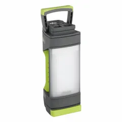 This rechargeable spotlight delivers up to 1,000 lumens of light for tasks such as construction, maintenance, and emergency use. Constructed from plastic and rubber, it includes a USB charging cable and AA batteries for flexible power options.