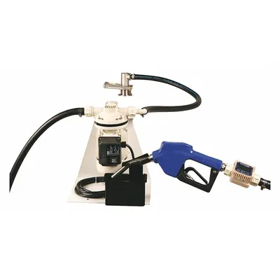 LIQUIDYNAMICS INC. Electric Drum Pump: 115 V AC, 1/10 hp HP, Polypropylene - Tote-Mount DEF Dispensing Pump Systems