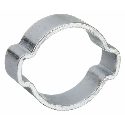 OETIKER Hose Clamp: 1/8 in – 5/32 in Clamping Dia, Zinc Plated Steel - Double-Ear Clamps
