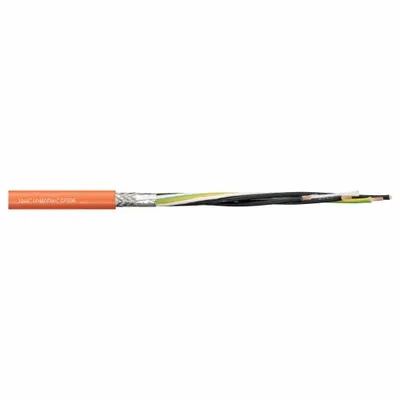 CHAINFLEX Motor Cable: 16 AWG, 4 Conductors, Order by the Foot, PUR Jacket - Continuous Flexing Power Cables
