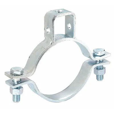 TOLCO Sway Brace Pipe Clamp: Steel, 6 3/4 in Ht, 7 3/4 in Lg - Rigid Seismic Bracing