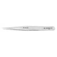 EXCELTA Tweezers: Stainless Steel, Point, Straight Tip (MPN 3C-SA-SE)