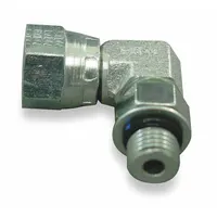 Hydraulic Hose Adapter: 1 1/2 in x 1 1/2 in Fitting Size, Female x Male, NPSM x ORB, Rigid (MPN 2068-24-24s)
